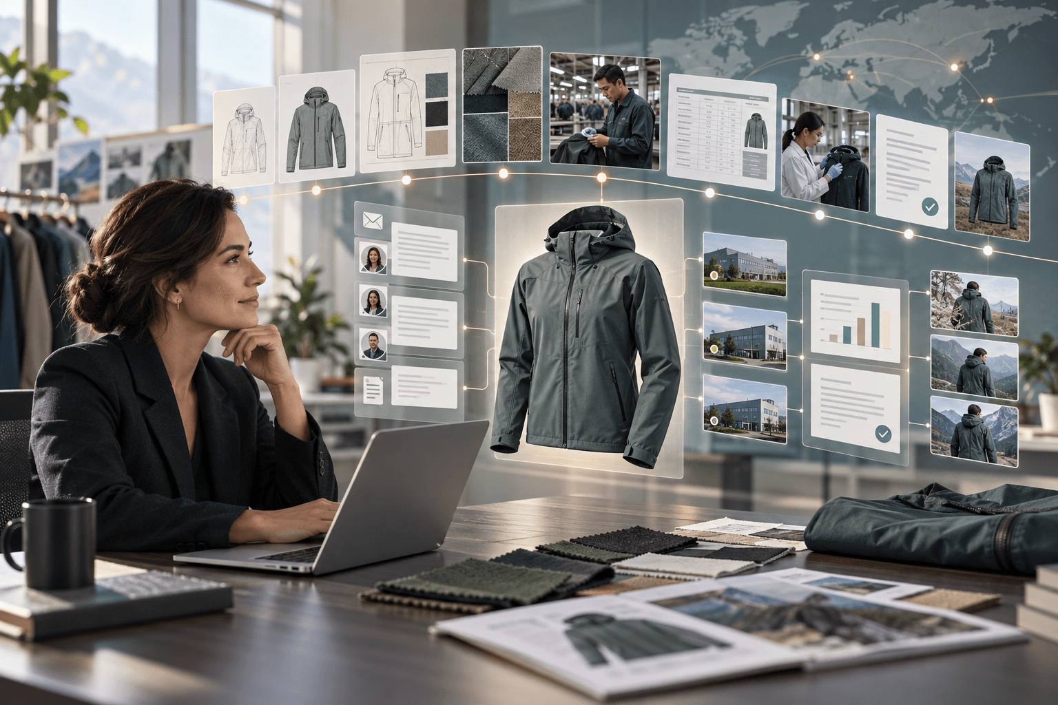 Sourcing lead reviewing a connected history of product, supplier, cost and quality decisions